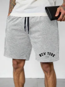 Men's Sweat Shorts - "New York 1998" Retro Graphic