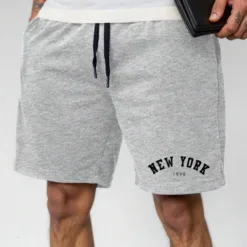 Men's Sweat Shorts - "New York 1998" Retro Graphic