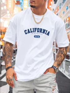 California USA Oversize T-Shirt - Classic Collegiate Style